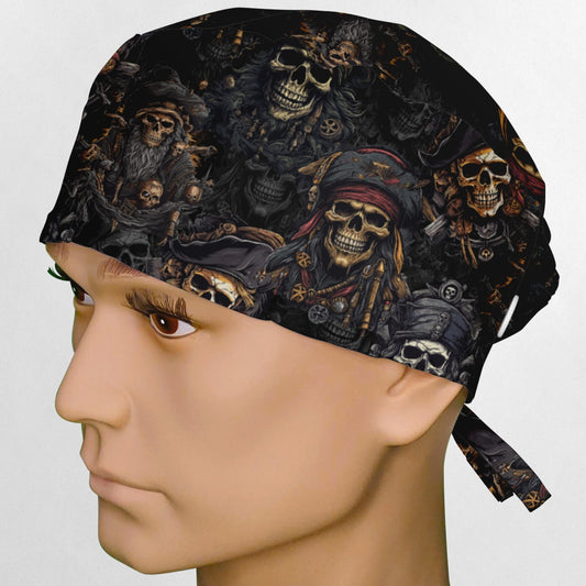 Caribbean Pirates Surgeon Scrub Cap