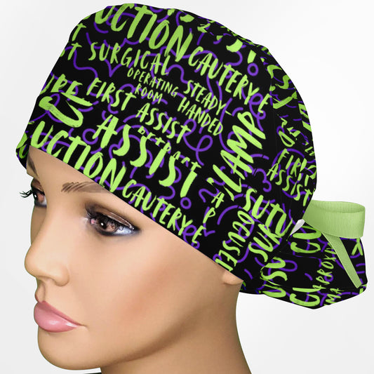 CFA Ponytail Scrub Cap
