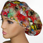 Charlie Brown Christmas Bouffant Scrub Cap