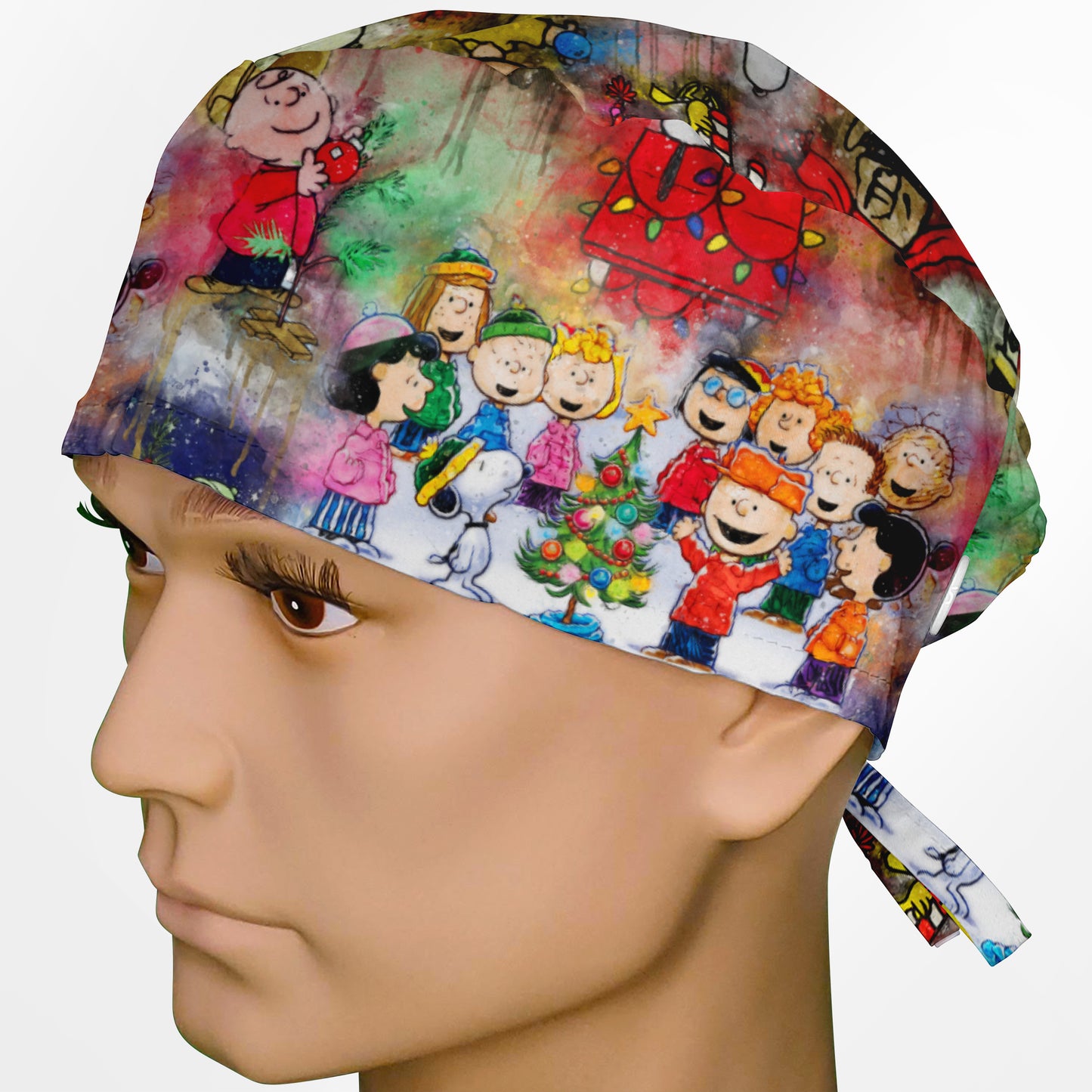 Charlie Brown Christmas Surgeon Scrub Cap