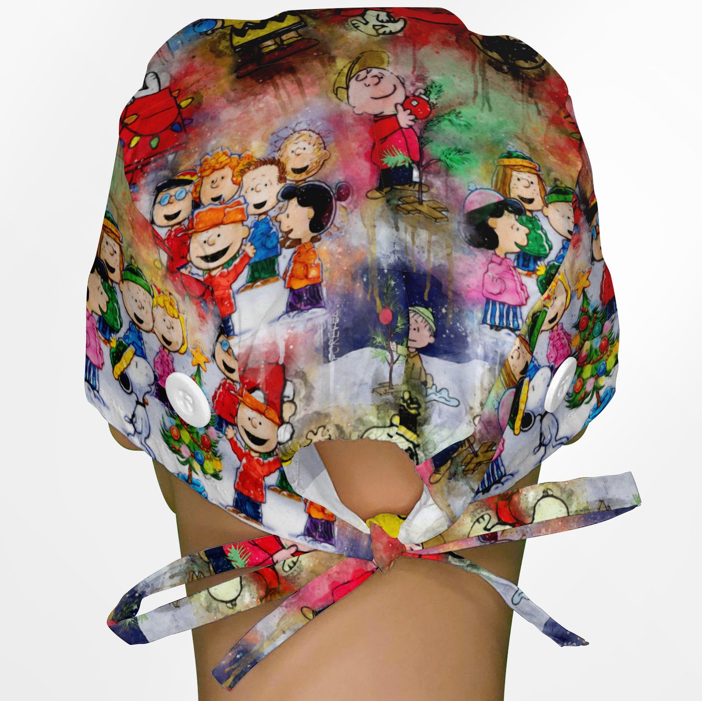Charlie Brown Christmas Surgeon Scrub Cap