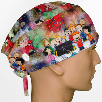 Charlie Brown Christmas Surgeon Scrub Cap