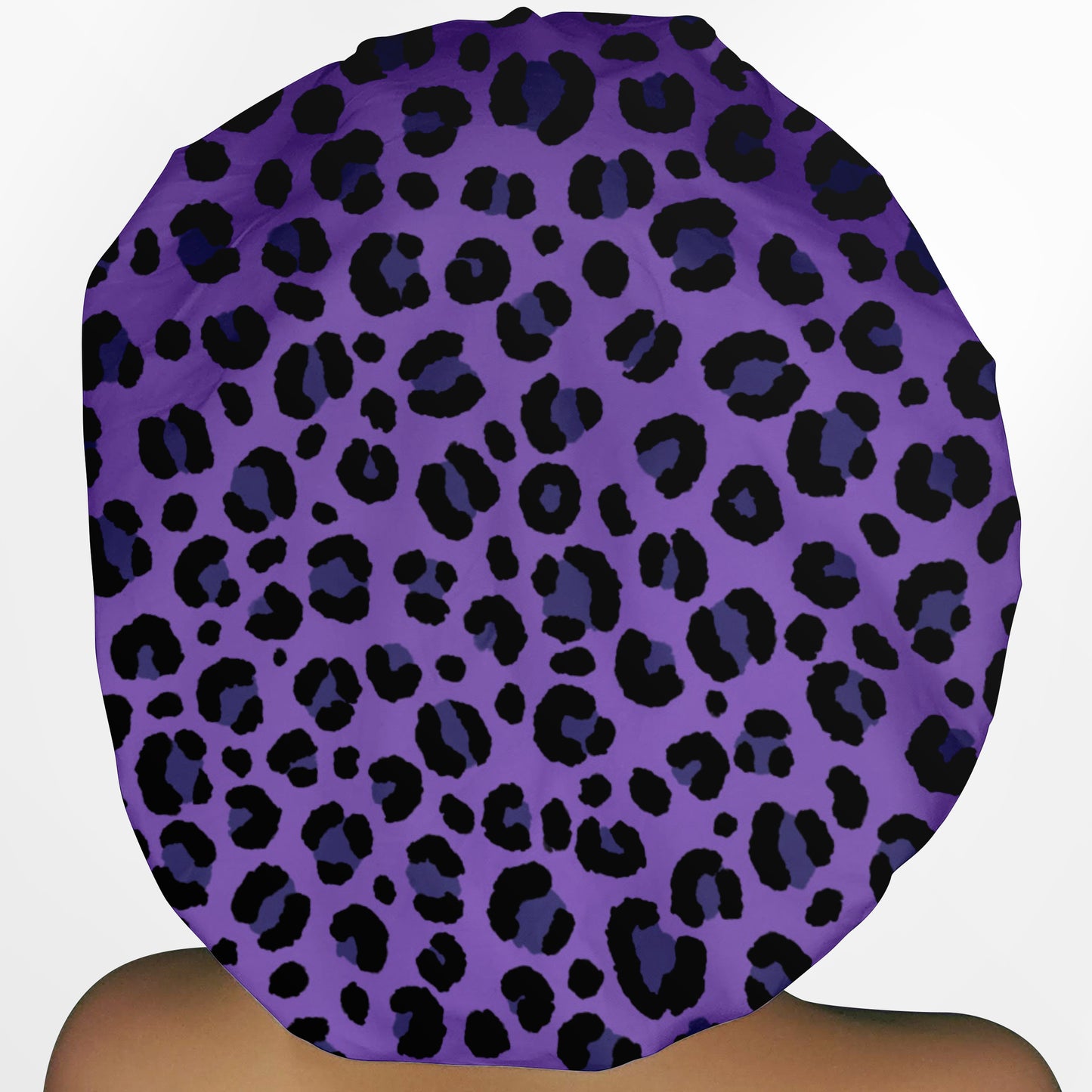 Cheetah Purple  Bouffant Scrub Cap
