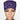 Cheetah Purple Ponytail Scrub Cap