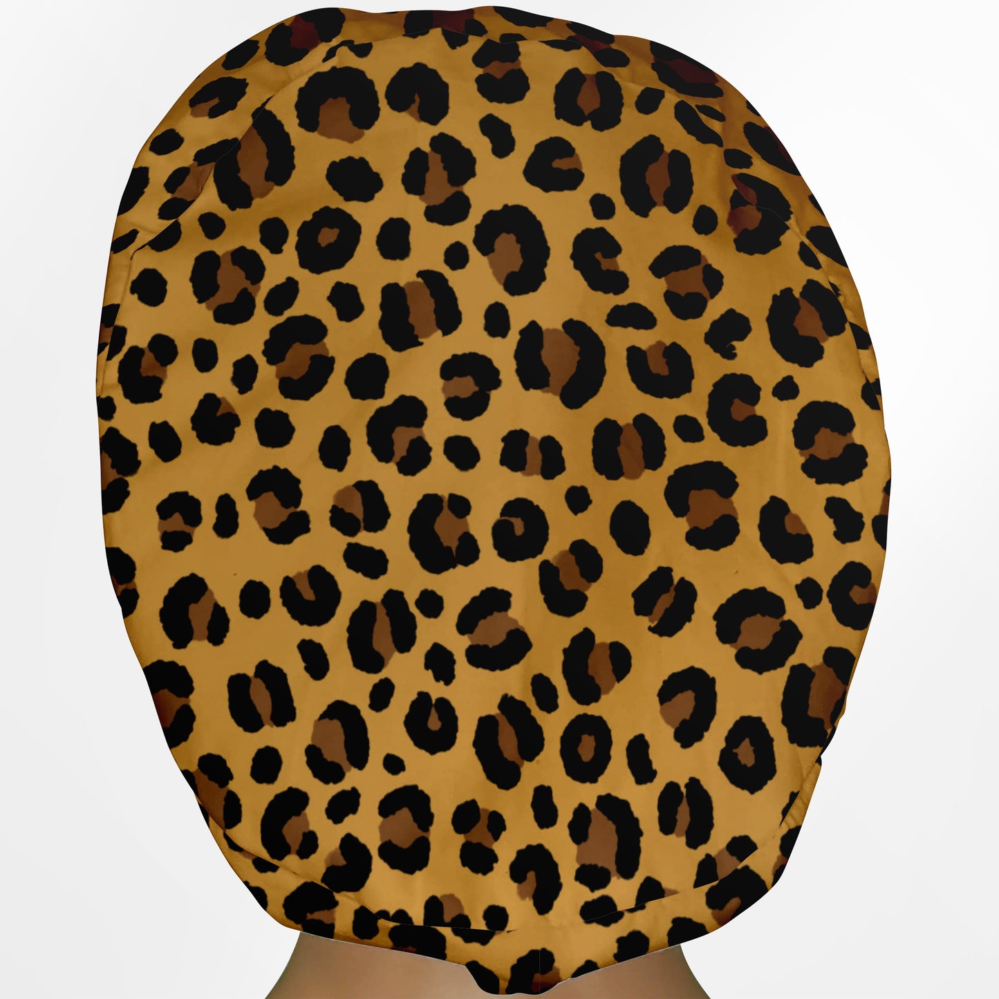 Cheetah Yellow Euro Scrub Cap