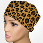 Cheetah Yellow  Low-Tie Surgeon Scrub Cap