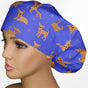 Chihuahua Blue Bouffant Scrub Cap
