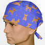 Chihuahua Blue Surgeon Scrub Cap