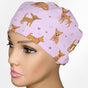 Chihuahua Pink Low-Tie Surgeon Scrub Cap