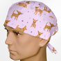 Chihuahua Pink Surgeon Scrub Cap