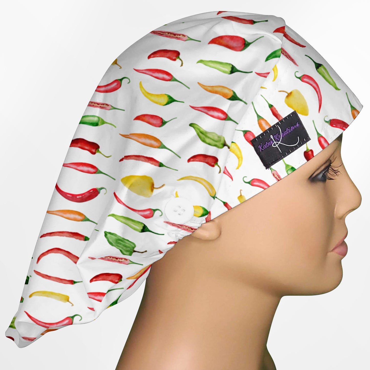 Chilies Bouffant Scrub Cap