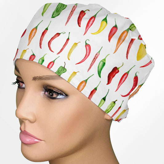 Chilies Low-Tie Surgeon Scrub Cap