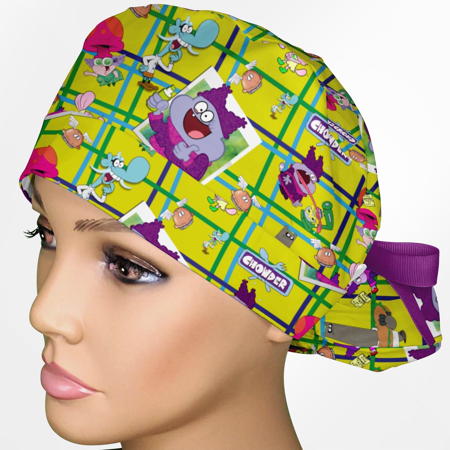Chowder Ponytail Scrub Cap
