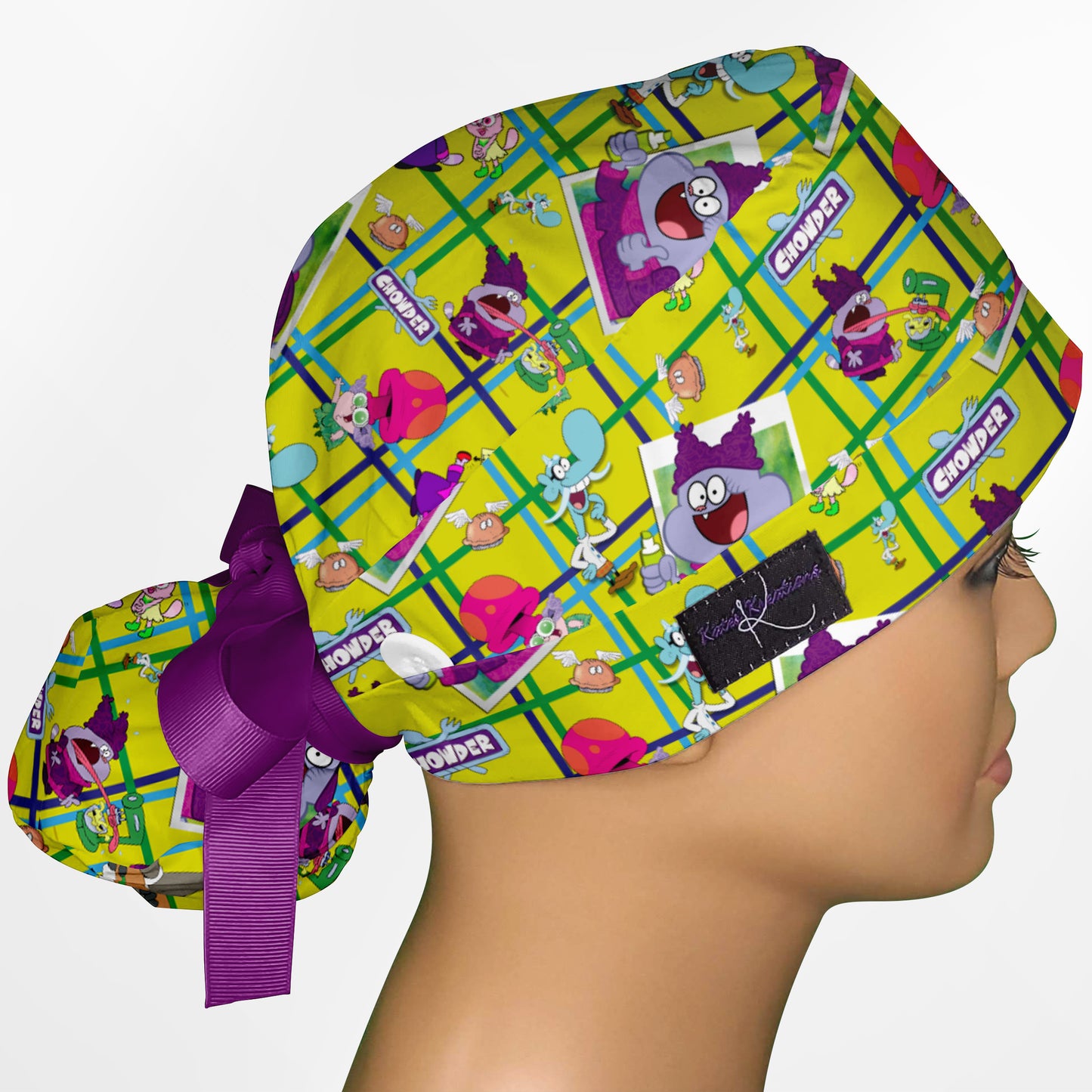 Chowder Ponytail Scrub Cap