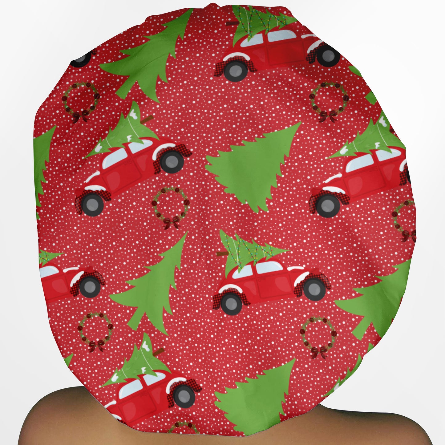 Christmas Bug Bouffant Scrub Cap
