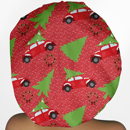 Christmas Bug Bouffant Scrub Cap