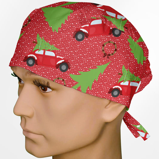 Christmas Bug Surgeon Scrub Cap