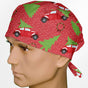 Christmas Bug Surgeon Scrub Cap