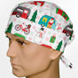 Christmas Camper Surgeon Scrub Cap