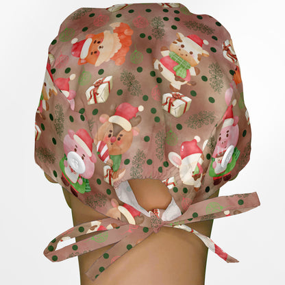 Christmas Chocolate Surgeon Scrub Cap