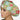 Christmas Donuts Bouffant Scrub Cap