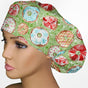 Christmas Donuts Bouffant Scrub Cap