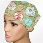 Christmas Donuts Low-Tie Surgeon Scrub Cap