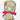 Christmas Donuts Ponytail Scrub Cap