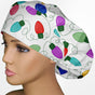 Christmas Lights Bouffant Scrub Cap