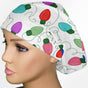 Christmas Lights Euro Scrub Cap
