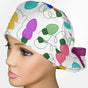 Christmas Lights Ponytail Scrub Cap