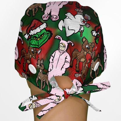 Christmas Movies Surgeon Scrub Cap