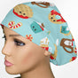 Christmas Treats Euro Scrub Cap