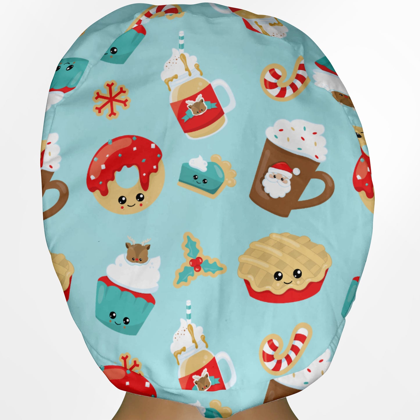Christmas Treats Euro Scrub Cap