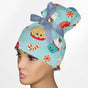Christmas Treats High Bun Ponytail Scrub Cap
