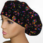 Cinco De Mayo Black Bouffant Scrub Cap