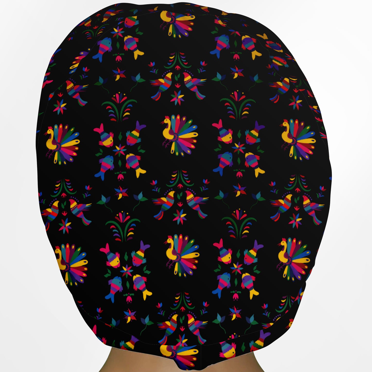 Cinco De Mayo Black Euro Scrub Cap