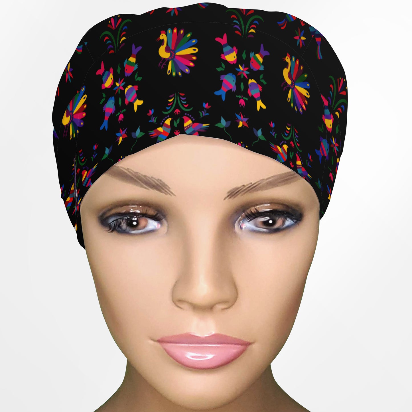 Cinco De Mayo Black Euro Scrub Cap