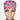 Cinco De Mayo Pink Ponytail Scrub Cap