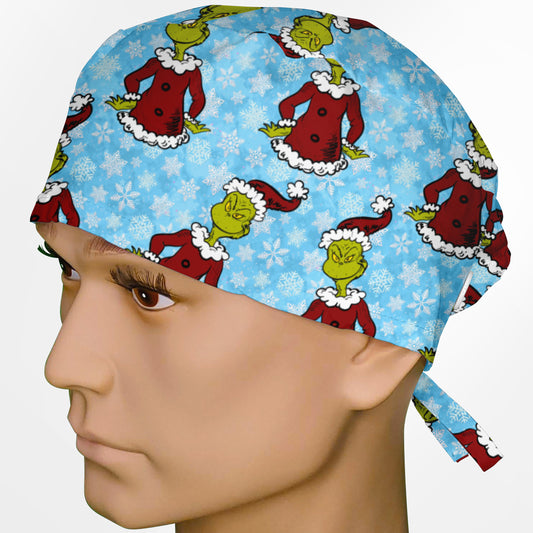 Classic Grinch Surgeon Scrub Cap
