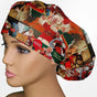 Classic Santa Bouffant Scrub Cap