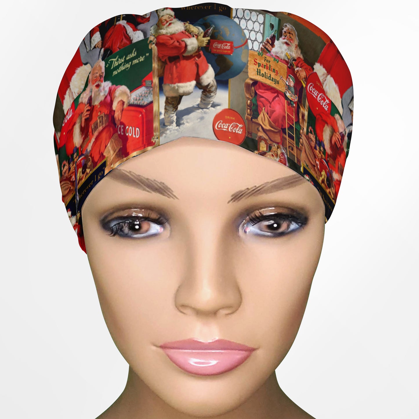 Classic Santa Euro Scrub Cap