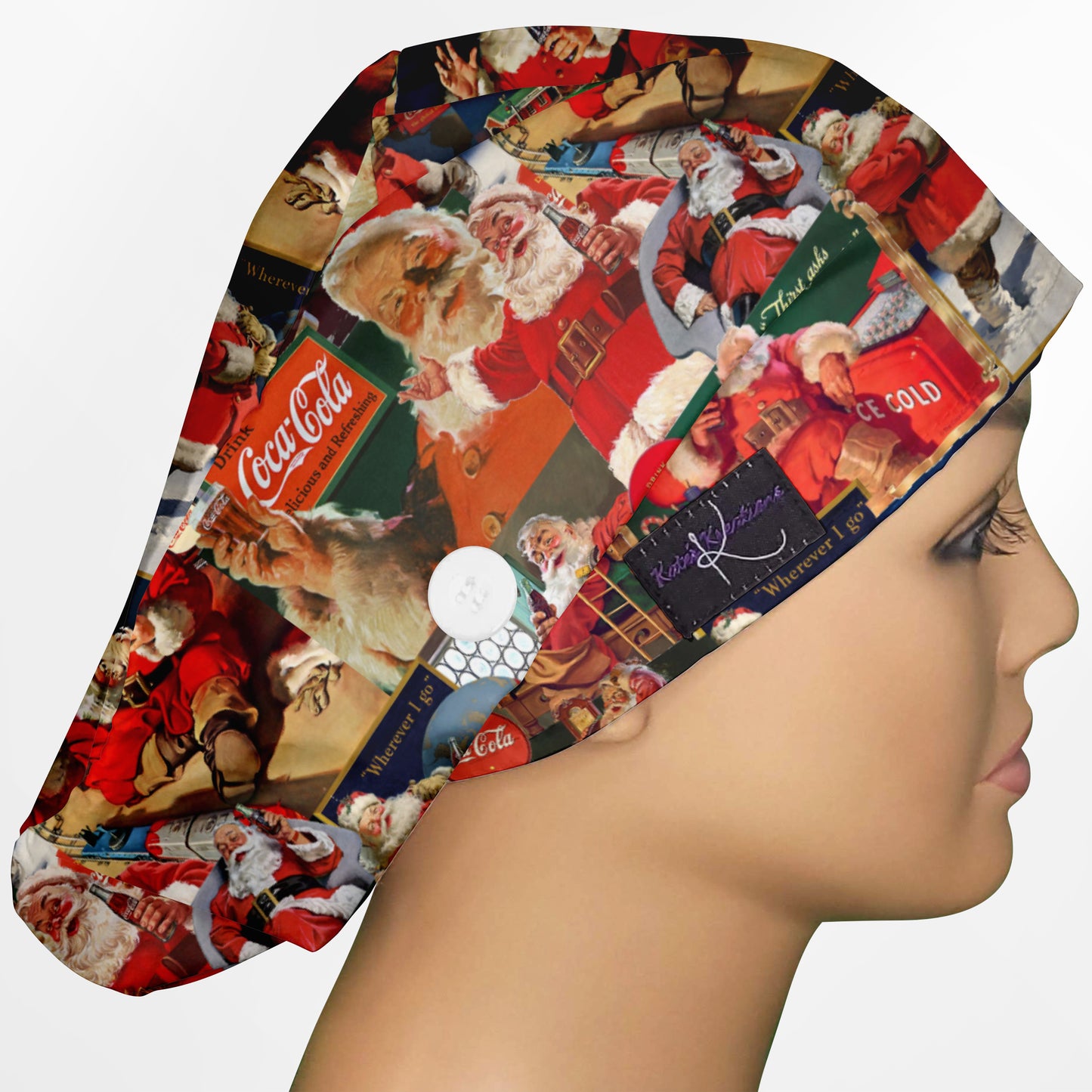 Classic Santa Euro Scrub Cap