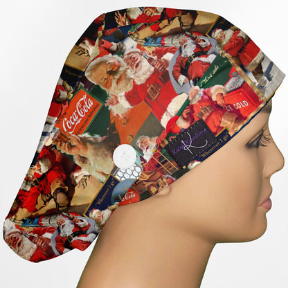 Classic Santa Euro Scrub Cap