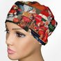 Classic Santa Low-Tie Surgeon Scrub Cap