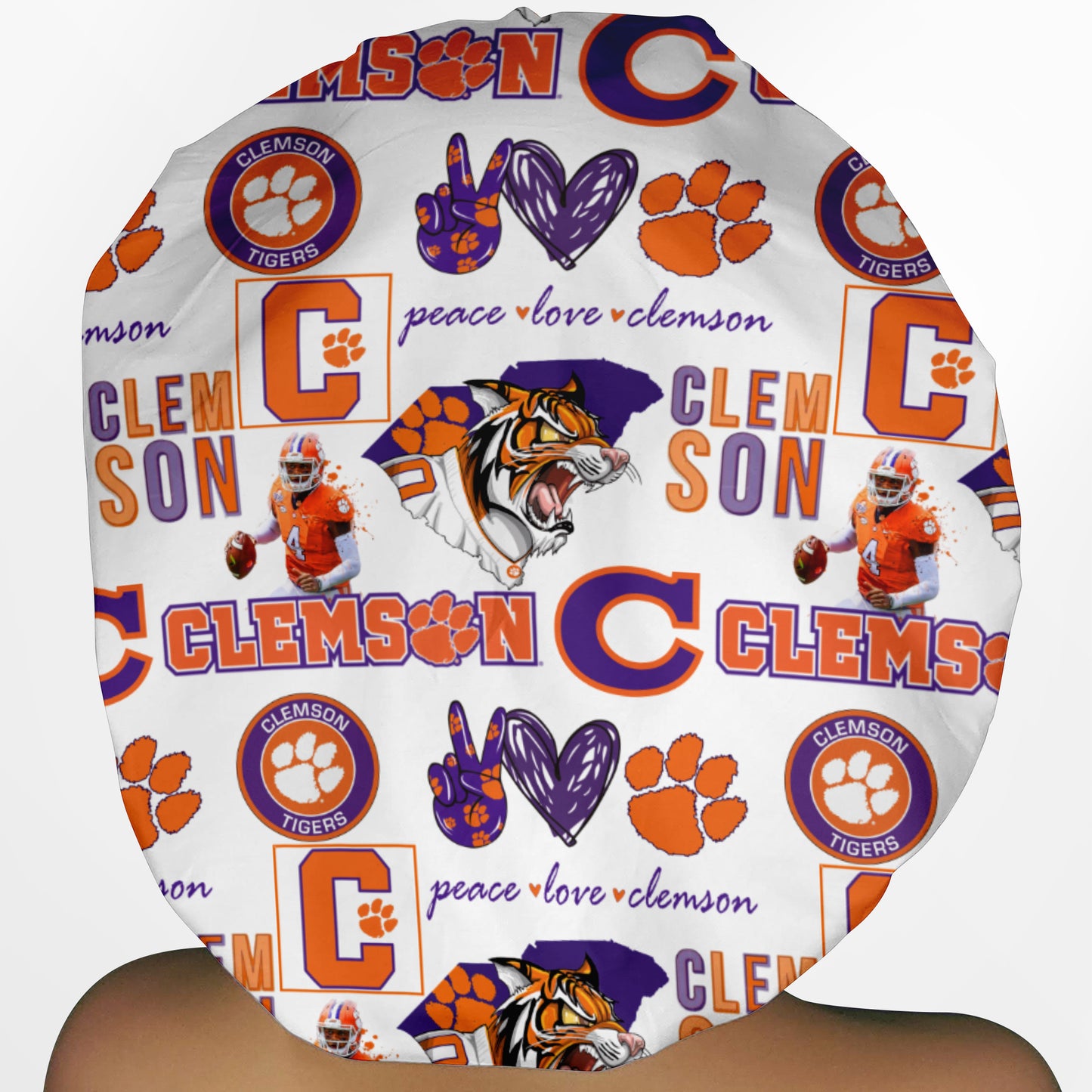 Clemson Bouffant Scrub Cap