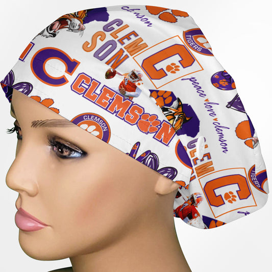 Clemson Euro Scrub Cap