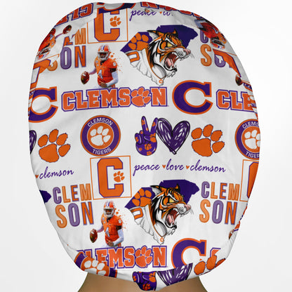 Clemson Euro Scrub Cap