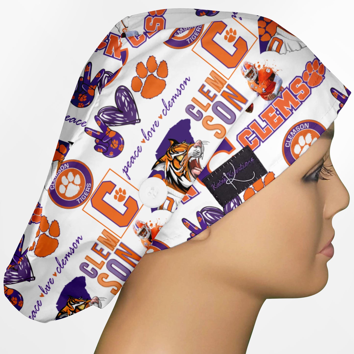 Clemson Euro Scrub Cap