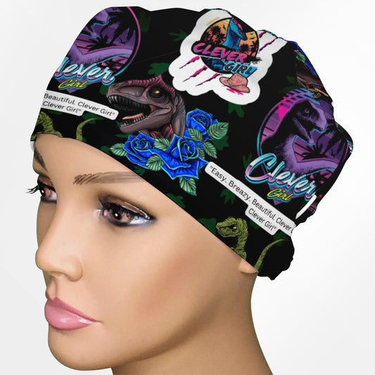 Clever Girl Low-Tie Surgeon Scrub Cap
